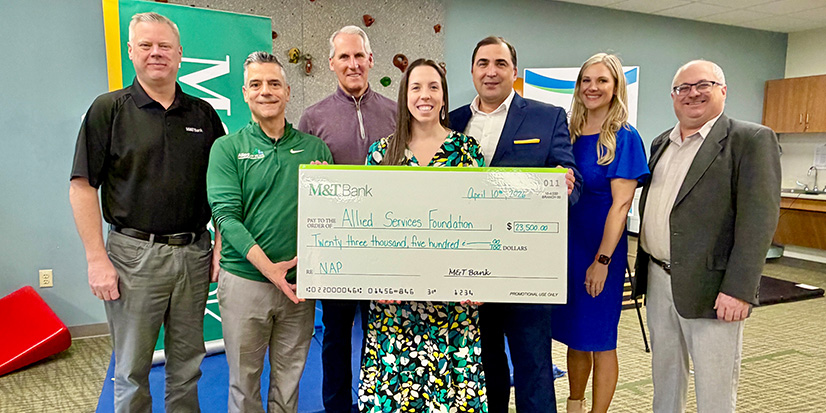M&T Bank Presents $23,500 NAP Contribution to Allied Services Pediatrics