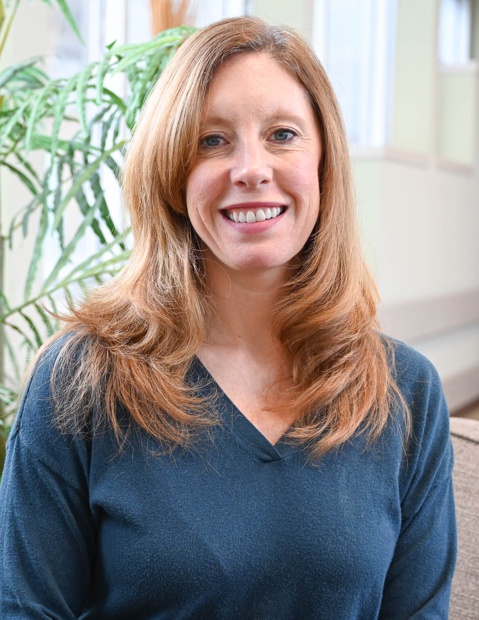 woman smiling