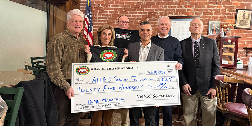 UNICO Scranton supports Team Allied Services