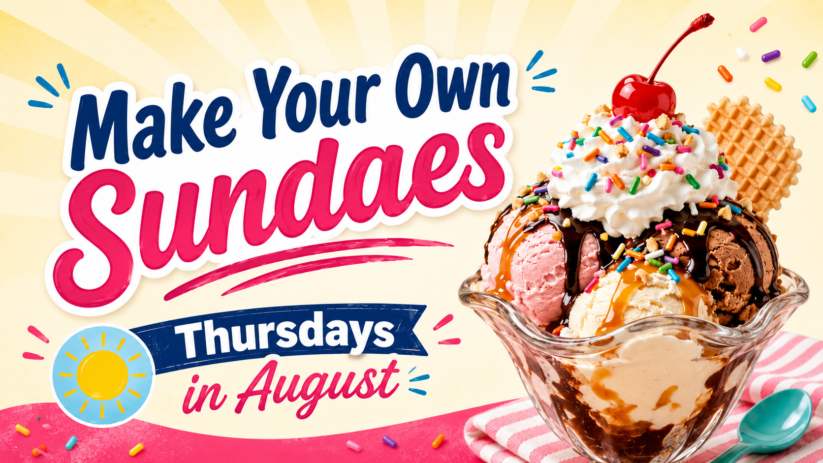 Make your own sundae