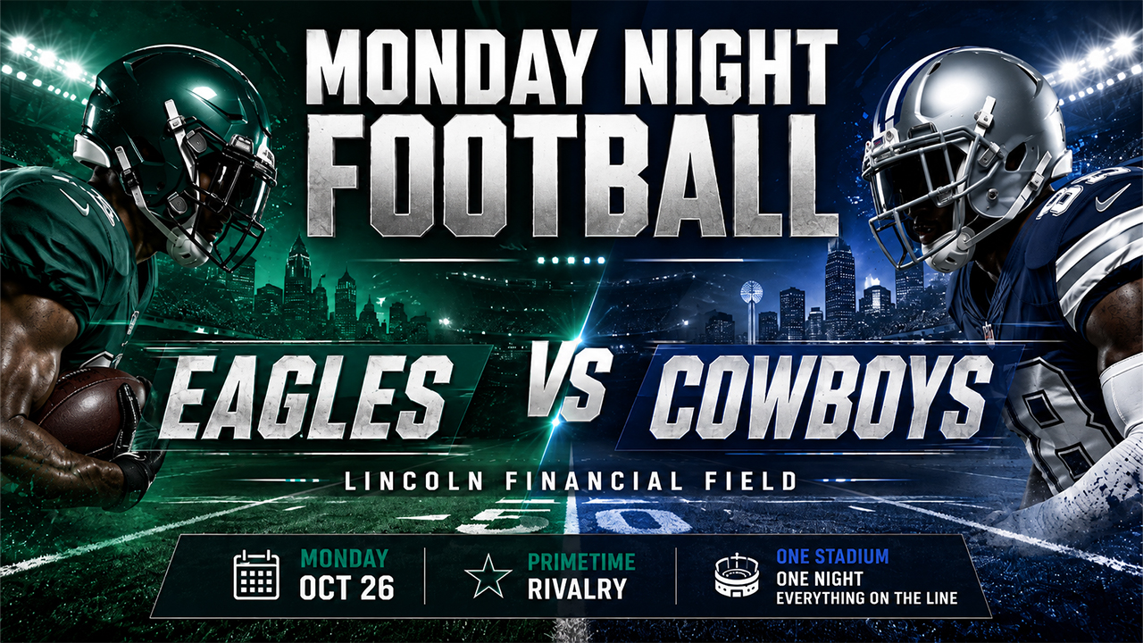 eagles vs cowboys monday night football