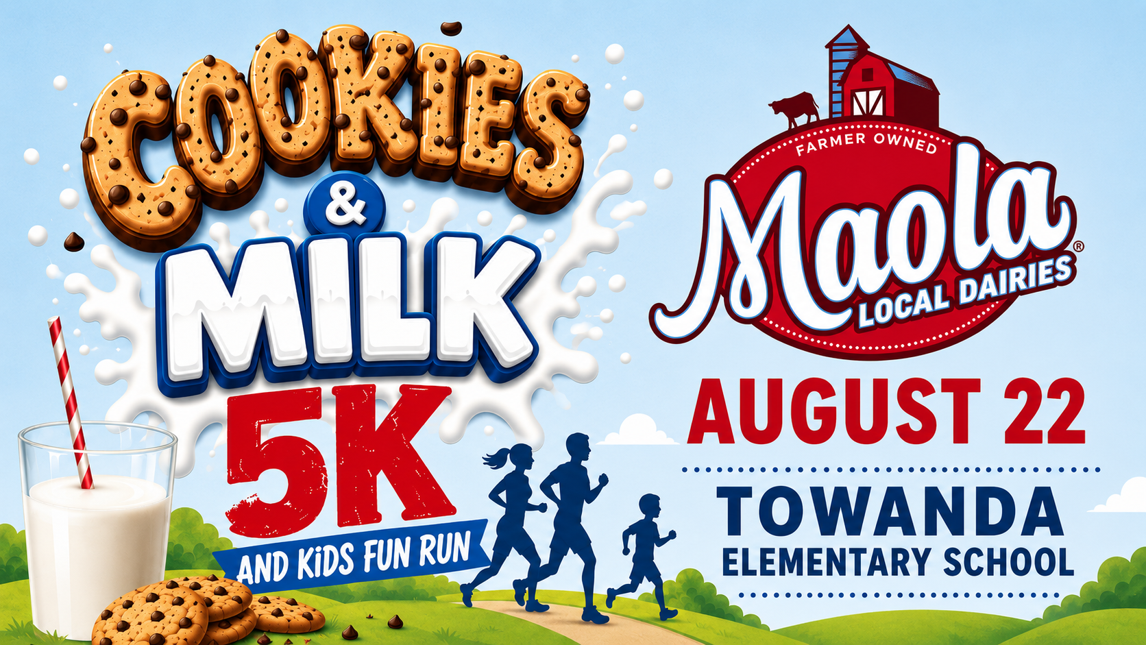 image of milk and cookies date August 22